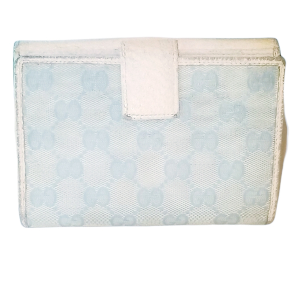 𝐆𝐔𝐂𝐂𝐈 Baby Blue GG Wallet